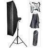 foldable umbrella stripbox 30x120cm +grid