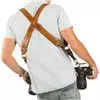 PhotoBelts M רצועת עור (חום) כפולה