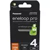 Eneloop AAX4 Black battery pack 2550mAh