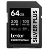 LEXAR SD64 100mbs V30 silver plus
